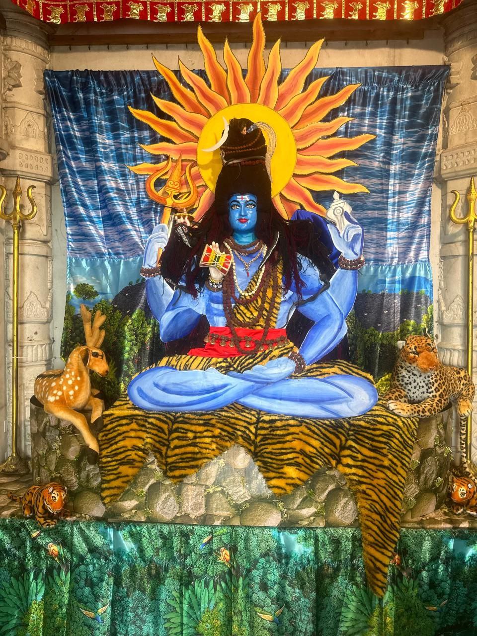 Sacred Elegance: Meldi Maa Adorned in Our Divine Attire