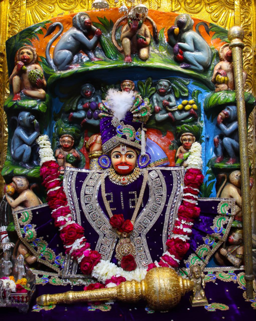 Divine Balaji Hanuman Temple Print – Rajkot Edition