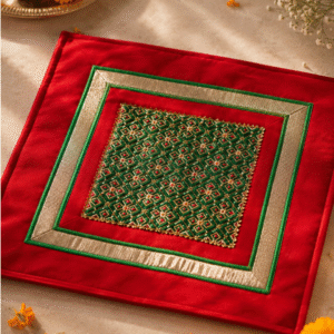 Shubh Velvet Chowki Aasan for God Shringar